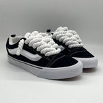 KOZI™ CUSTOM KNU SKOOL - CHUNKY LACES WHITE